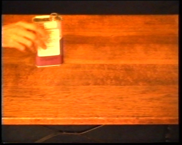Claude Closky, ‘Objects moving from left to right,’ 1996, DVD, DVD player, stereo color monitor, loop (4’30”).